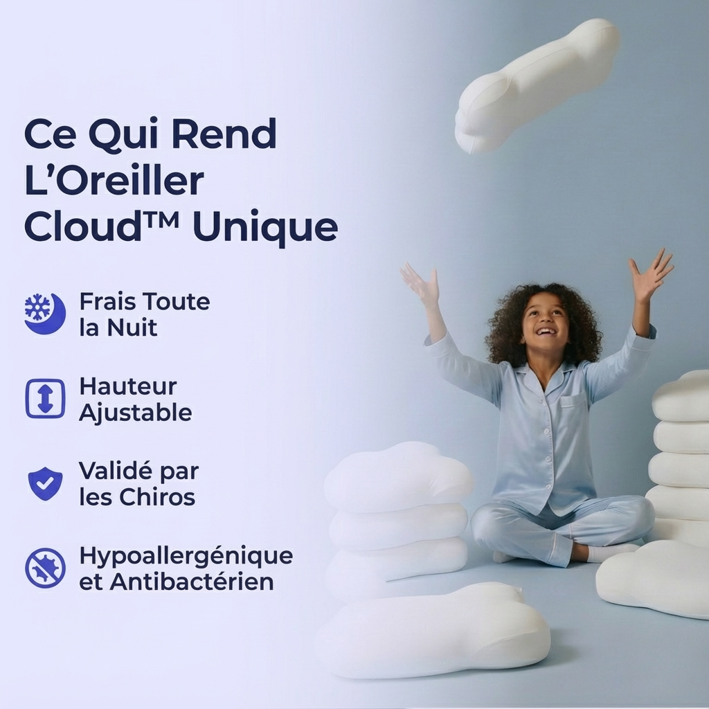 Oreiller Atlasleep CloudSense™
