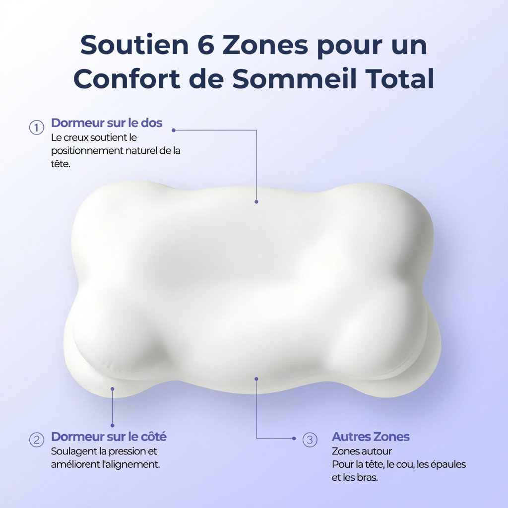 Oreiller Atlasleep CloudSense™