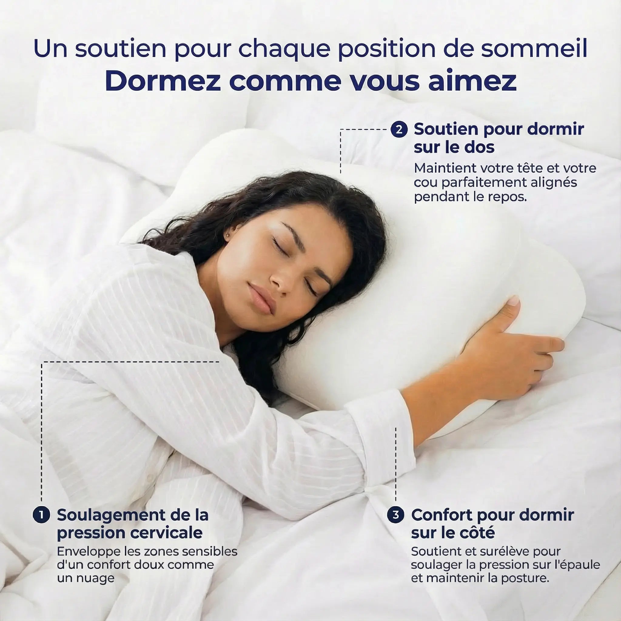 Oreiller Atlasleep CloudSense™